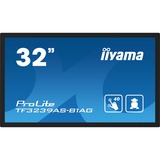 iiyama ProLite TF3239AS-B1AG 31.5" Public Display Zwart, 2x HDMI, DisplayPort, 2x USB-A, USB-B, RJ-45