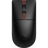 8BitDo Retro R8 Mouse - Gears of War: E-Day Zwart/rood, 50 - 26000 DPI, Bluetooth / USB-C / 2.4 GHz