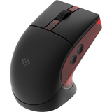 8BitDo Retro R8 Mouse - Gears of War: E-Day Zwart/rood, 50 - 26000 DPI, Bluetooth / USB-C / 2.4 GHz