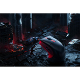 8BitDo Retro R8 Mouse - Gears of War: E-Day Zwart/rood, 50 - 26000 DPI, Bluetooth / USB-C / 2.4 GHz