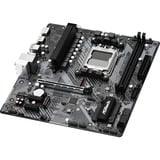 ASRock B650M-H/M.2+ socket AM5 moederbord Grijs/zwart, RAID, Gb-LAN, Sound, µATX