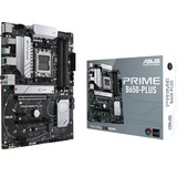 ASUS PRIME B650-PLUS, socket AM5 moederbord Zilver, RAID, 2.5 Gb-LAN, Sound, ATX