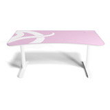 Arozzi Arena Gaming Desk - White Pink Wit/roze