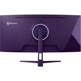 Arozzi Nova Curved 34" UltraWide gaming monitor Paars, 165 Hz, 2x DisplayPort, 2x HDMI, Audio, Adaptive Sync