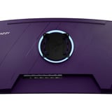 Arozzi Nova Curved 34" UltraWide gaming monitor Paars, 165 Hz, 2x DisplayPort, 2x HDMI, Audio, Adaptive Sync