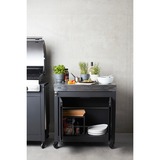 Barbecook Premium buddy voor gasbarbecue met werkblad kast Zwart/roestvrij staal
