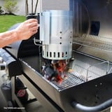 Char-Griller Charcoal Chimney houtskoolstarter Zilver