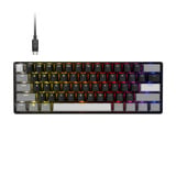 Corsair CLIPPER PRO MINI 60 RGB mechanisch gaming toetsenbord Zwart, US lay-out (QWERTY), Corsair MGX Hyperdrive, 60%