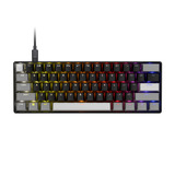 Corsair CLIPPER PRO MINI 60 RGB mechanisch gaming toetsenbord Zwart, US lay-out (QWERTY), Corsair MGX Hyperdrive, 60%