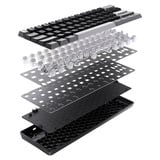 Corsair CLIPPER PRO MINI 60 RGB mechanisch gaming toetsenbord Zwart, US lay-out (QWERTY), Corsair MGX Hyperdrive, 60%