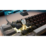Corsair CLIPPER PRO MINI 60 RGB mechanisch gaming toetsenbord Zwart, US lay-out (QWERTY), Corsair MGX Hyperdrive, 60%