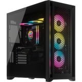 Corsair iCUE 5000D RGB AIRFLOW midi tower behuizing Zwart | 2x USB-A | 1x USB-C | RGB | Tempered Glass