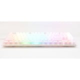 Ducky One 3 TKL Aura White, toetsenbord Wit, US lay-out, Cherry MX Red, ABS Double Shot, hot swap