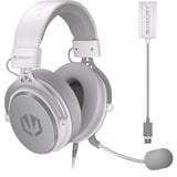 ENDORFY Viro Plus USB Onyx White over-ear gaming headset Wit, USB-A, 3,5 mm aansluiting