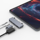 Hyper HyperDrive 4-in-1 USB-C Hub dockingstation Donkergrijs