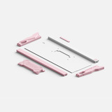 Iqunix EZ63 Pink Magnetic Switch Gaming HE Keyboard Wit, US lay-out (QWERTY), Gateron Magnetic Jade Pro, 60%, RGB, Double Shot PBT Keycaps