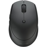JLab Go Charge Mouse Zwart, 800 - 1600dpi, Bluetooth 5 / 2.4 GHz