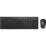 Kensington KM270 EQ Rechargeable Desktop Set – Wireless, desktopset Zwart, US lay-out, Membraan, Bluetooth, 2.4 GHz