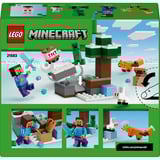 LEGO Minecraft Steve's Taiga Adventure Constructiespeelgoed 