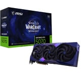 MSI GeForce RTX 5070 12G World of Warcraft MIDNIGHT VOID EDITION OC grafische kaart Nachtblauw/goud, DLSS 4, 3x DisplayPort, 1x HDMI 2.1