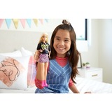 Mattel Barbie Fashionistas Doll 155 - "Rock” Graphic T-Shirt Pop 