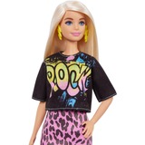 Mattel Barbie Fashionistas Doll 155 - "Rock” Graphic T-Shirt Pop 