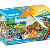PLAYMOBIL Family Fun - Familie op kampeertocht Constructiespeelgoed 70743