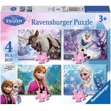 Ravensburger Disney Frozen - 4 in a box Puzzel 12, 16, 20 en 24 stukjes