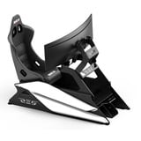 Res-Tech GT Cockpit racingsimulator Zwart/hoogglans wit