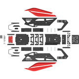 Res-Tech GT Cockpit racingsimulator Zwart/hoogglans wit
