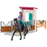 Schleich Horse Club - Paardenbox met Lisa en Storm speelfiguur 42709