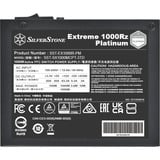 SilverStone Extreme 1000Rz Platinum, 1000 Watt voeding  Zwart, 1x 12-Pin High Power GPU, 4x PCIe, Kabel-Management