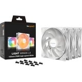 be quiet! Light Wings LX PWM high-speed RGB case fans Wit, 3 stuks, 120 x 120 x 25 mm