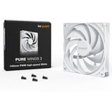 be quiet! Pure Wings 3 140 mm PWM high-speed White case fan Wit, 4-pin PWM fan-connector