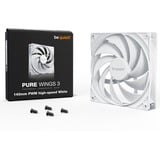 be quiet! Pure Wings 3 140mm PWM high-speed White case fan Wit, 4-pin PWM fan-connector