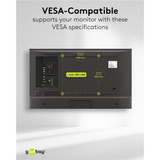 goobay TV Wall Mount FIXED 32 - 75 inch (81 - 191 cm), max. 45 kg wandmontage  Zwart