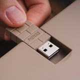 8BitDo Commodore 64 Bundel, gaming toetsenbord Beige/zwart, Britse lay-out, Kailh Box White V2