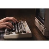 8BitDo Commodore 64 Bundel, gaming toetsenbord Beige/zwart, Britse lay-out, Kailh Box White V2