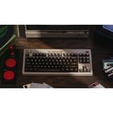 8BitDo Commodore 64 Bundel, gaming toetsenbord Beige/zwart, Britse lay-out, Kailh Box White V2
