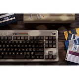 8BitDo Commodore 64 Bundel, gaming toetsenbord Beige/zwart, Britse lay-out, Kailh Box White V2