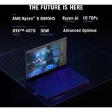 ASUS ROG Zephyrus G14 GA403UI-QS024W 14"  gaming laptop Grijs | Ryzen 9 8945HS | RTX 4070 | 32 GB | 1 TB SSD | OLED