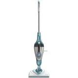 BLACK+DECKER BHSM1610DSM 1600W Steam-mop met SteaMitt, deltavoet en 15 accessoires stoomreiniger Wit/blauwgrijs