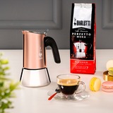 Bialetti Venus espressomachine Koper/zilver, 6-kops