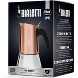 Bialetti Venus espressomachine Koper/zilver, 6-kops