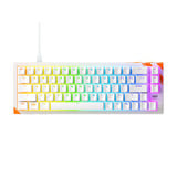 CHERRY XTRFY K5 Pro TMR mechanisch gaming toetsenbord Wit, US lay-out (QWERTY), Cherry MK Crystal, 65%, 8K, Hot-swap, ARGB, Thick ABS