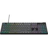 Corsair K55 CORE RGB, gaming toetsenbord Lichtgrijs, US lay-out, Membraan, RGB-leds