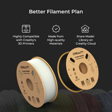 Creality Hyper 1.75mm PLA 3D Printing Filament Zwart, 1kg 3d-filament 