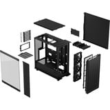 Fractal Design North - Momentum Edition midi tower behuizing Zwart/houtkleur | 2x USB-A | 1x USB-C | Tempered Glass