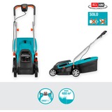 GARDENA Accu maaier PowerMax 32/36V P4A solo grasmaaier Zwart/turquoise, 14621-55, Accu niet inbegrepen