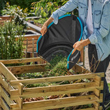 GARDENA Grasopvangbak 49 liter opvangzak Grijs/turquoise, 11770-20